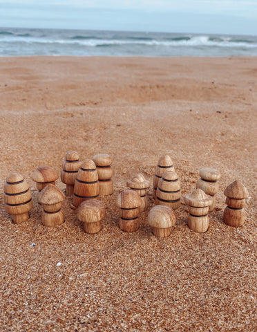 Small World - Diverse Wooden Figurine Set